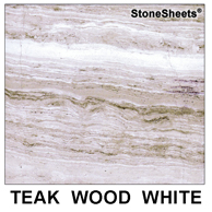 Teak Wood White